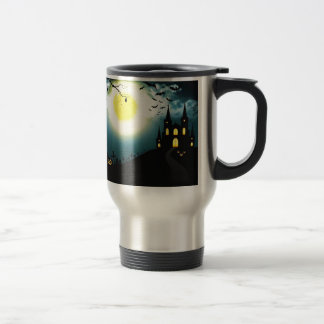 Taza De Viaje Paisaje de Halloween