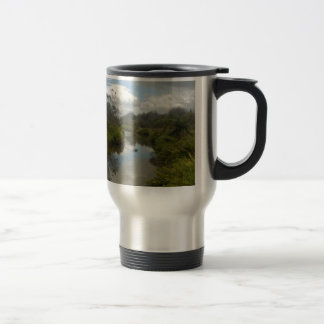 Taza De Viaje Paisaje hermoso de Nueva Zelanda. Tranquilidad,