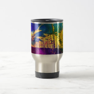 Taza De Viaje Paisaje rural del arcoiris Mug de viaje