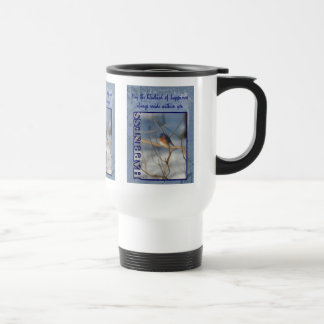Taza De Viaje Pájaro Azul De La Felicidad Inspirador