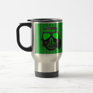Taza De Viaje Pájaros Mug Flips Monsanto Gas Mask Flip