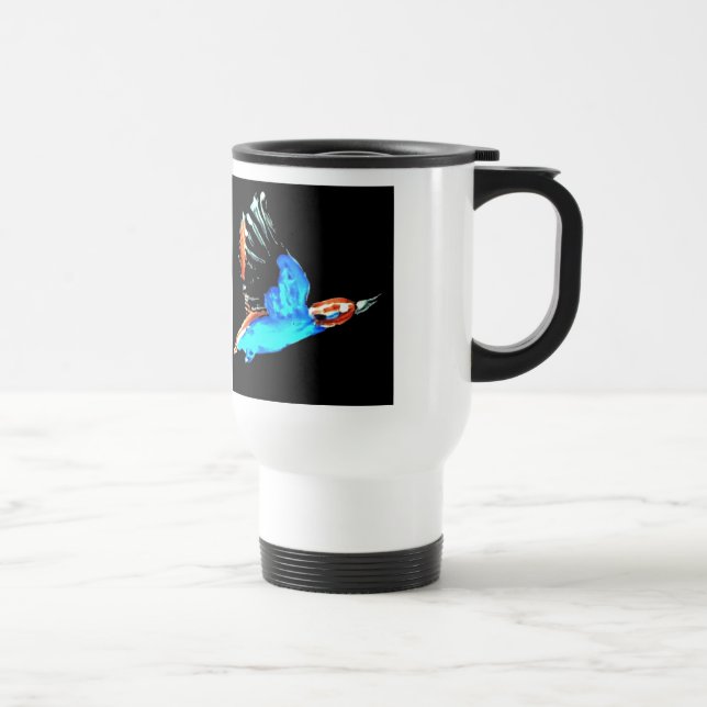 Taza De Viaje Pájaros volando pescadores (Derecha)