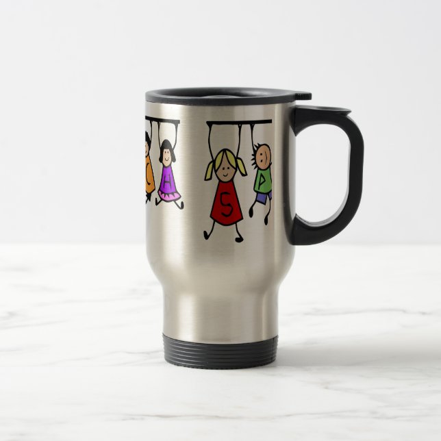 Taza De Viaje Palabra curada de terapia del discurso infantil (Derecha)