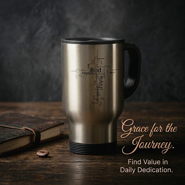 Taza De Viaje palabras cristianas (Subido por el creador)