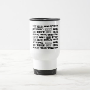 Taza De Viaje Palabras frescas del positivo de los sobrinos del