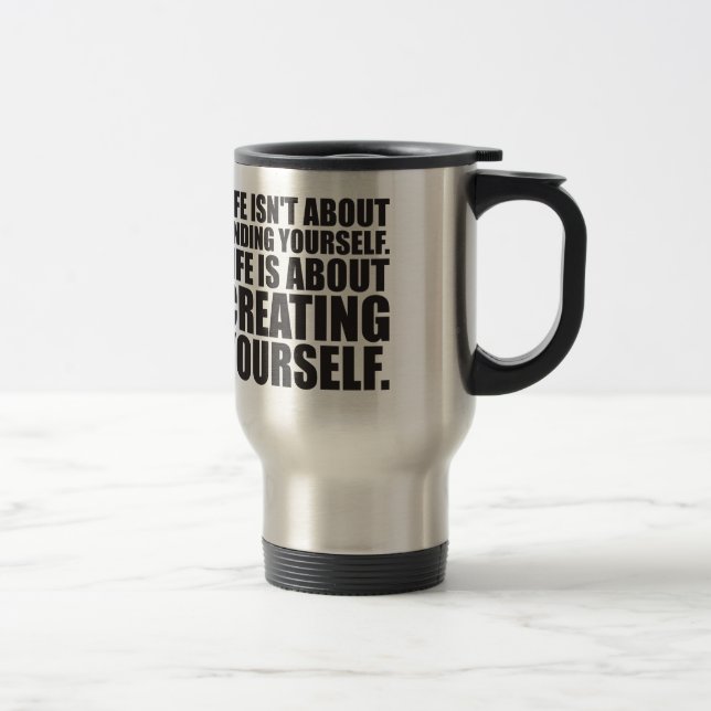 Taza De Viaje Palabras motivacionales - Crearse (Derecha)