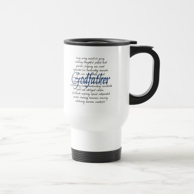 Taza De Viaje Palabras para padrino (Derecha)