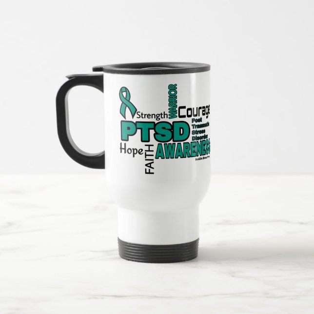 Taza De Viaje Palabras...PTSD (Izquierda)