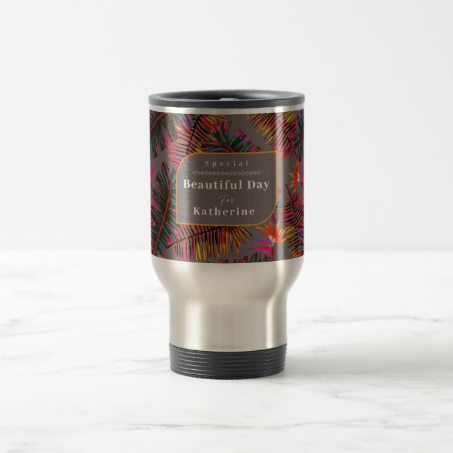 Taza De Viaje Palm Paradise Gray (Centro)