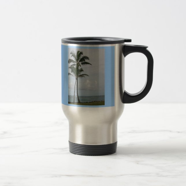 Taza De Viaje Palmeras de Kauai Hawaii (Derecha)