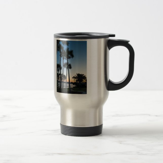 Taza De Viaje Palmeras Sunrise Destin Florida Travel Mug (Derecha)