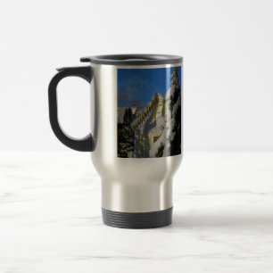 Taza De Viaje Pan de jengibre y nieve de invierno - Viñedo de Ma