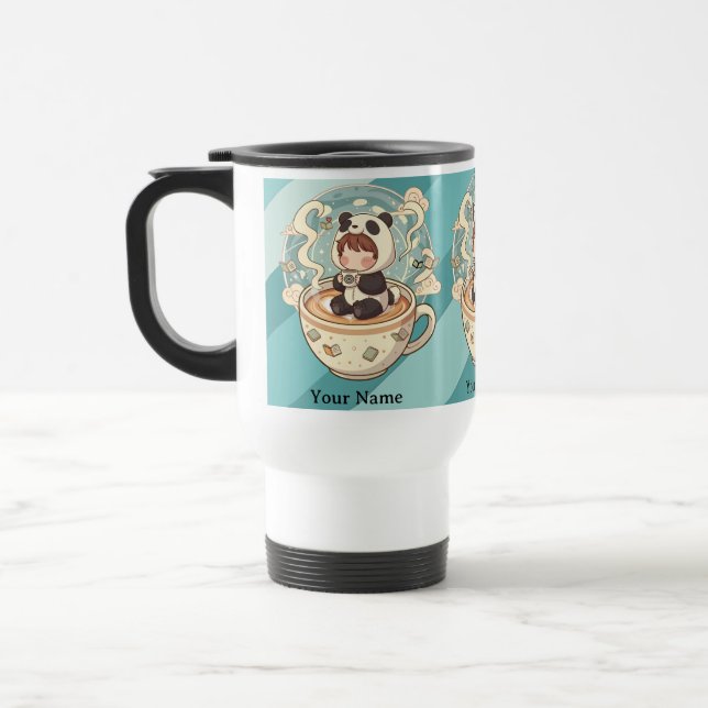 Taza De Viaje Panda Adventure Travel Mug (Izquierda)