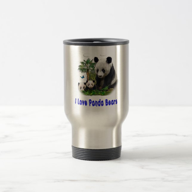 Taza De Viaje panda beras (Centro)
