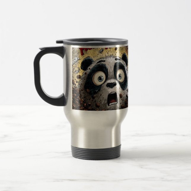 Taza De Viaje Panda Cafeinado (Izquierda)