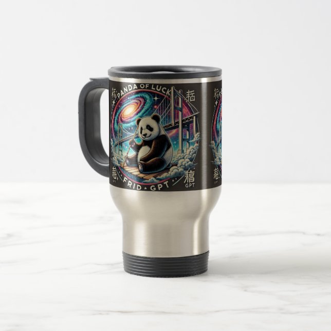 Taza De Viaje Panda de la Luck Travel Mug 19 (Anverso izquierdo)