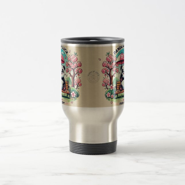 Taza De Viaje Panda de la Luck Travel Mug 21 (Centro)