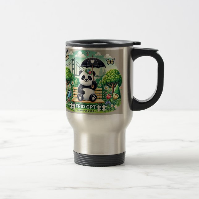 Taza De Viaje Panda de la suerte Mug de Viajes 8 (Derecha)