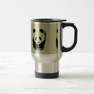 Taza De Viaje Panda Pop Art