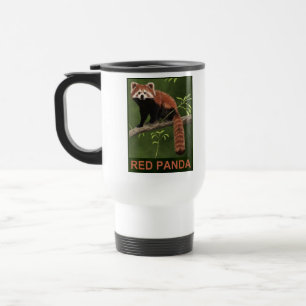Taza De Viaje Panda rojo