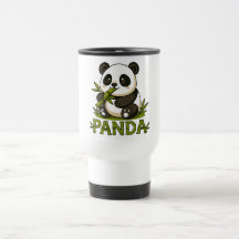 panda y bambú