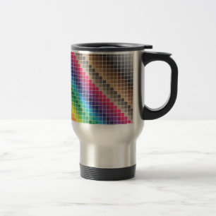 Taza De Viaje Pantalones cerámicos de colores sin foco