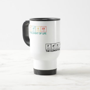 Taza De Viaje Papá de la Mesa Periódica Funny