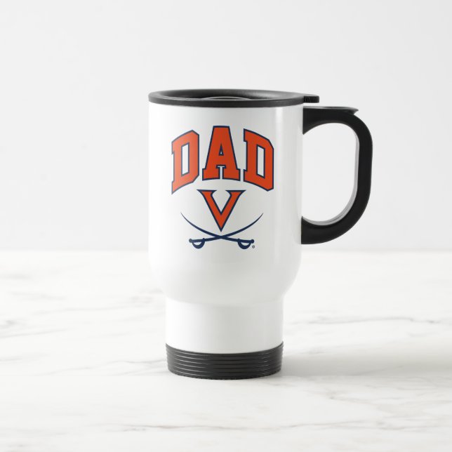 Taza De Viaje Papá de los Virginia Cavaliers (Derecha)