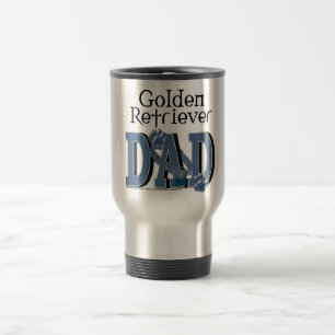 Taza De Viaje Papá del golden retriever
