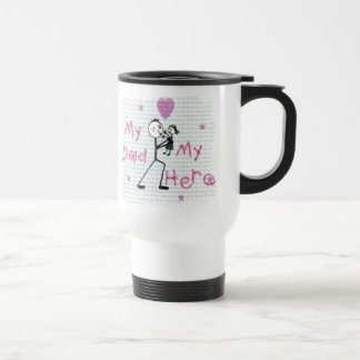 Taza De Viaje Papá del héroe del día de padre