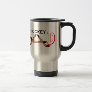 Taza De Viaje Papá del hockey