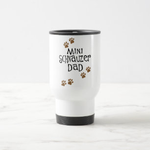 Taza De Viaje Papá del Schnauzer miniatura
