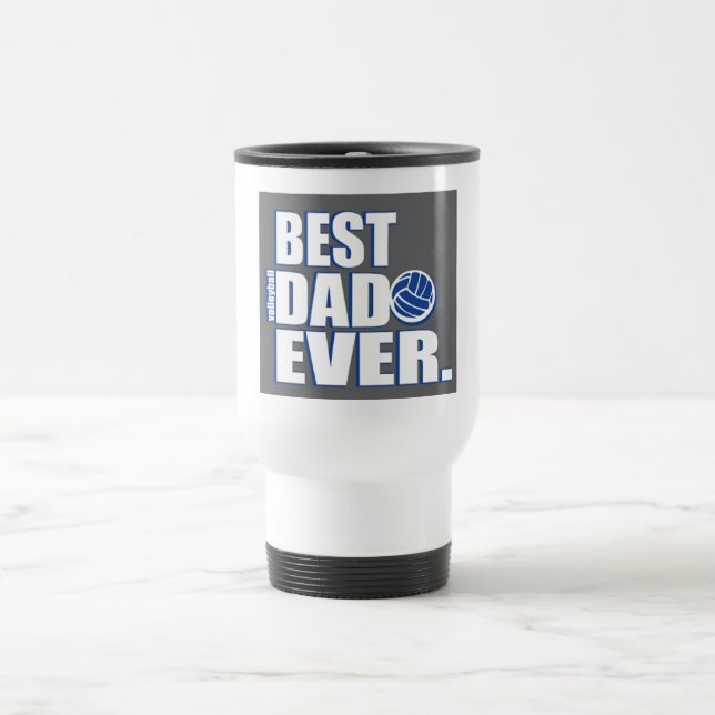 Taza De Viaje Papá del voleibol (Centro)