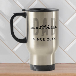 Taza De Viaje Papá desde el 20XX Preppy simple moderno