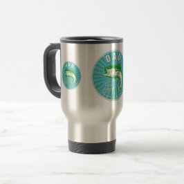 Taza De Viaje Papá es mi amigo pescador