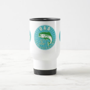 Taza De Viaje Papá es mi compañero de pesca