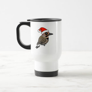 Taza De Viaje Papá Noel del parpadeo del norte (tono amarillo)
