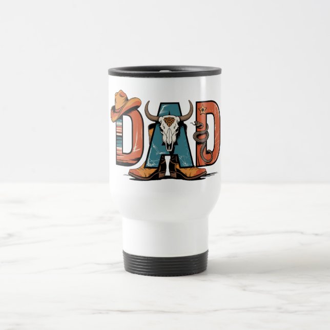 Taza De Viaje Papá Noel: duro, verdadero y eterno (Centro)