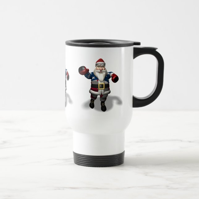Taza De Viaje Papá Noel en el día del boxeo (Derecha)