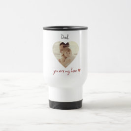 Taza De Viaje Papá Personalizado Eres Mi Hero Travel Mug