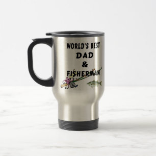 Taza De Viaje Papá y pescador