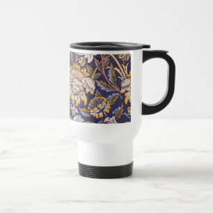 Taza De Viaje Papel pintado floral de artes y oficios William Mo
