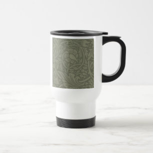 Taza De Viaje Papel pintado floral de narciso William Morris
