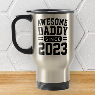 Taza De Viaje Papi asombroso desde el atlético día del padre mod