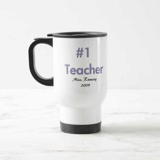 Taza de viaje para #1 Maestro (Izquierda)