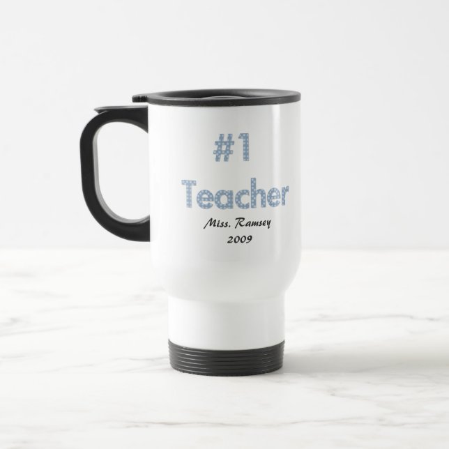 Taza de viaje para #1 Maestro (Izquierda)