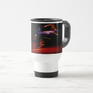 taza de viaje para baile de auto morado