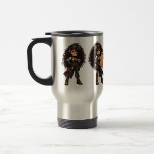 Taza de viaje para chicas Steampunk - Actitud de r