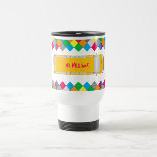 Taza de viaje para conductor de autobús con marco 