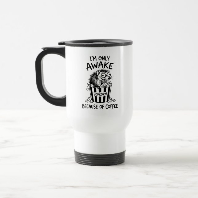 Taza de viaje para el desplazamiento con una Comad (Izquierda)